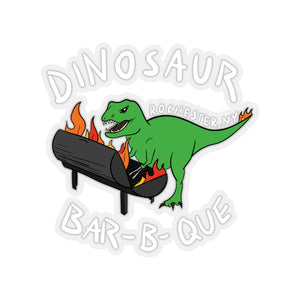 Dinosaur Bar-B-Que Sticker